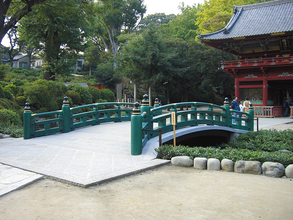 根津神社神橋新設工事